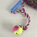 dog tennis ball with rope ,2015 funny dog toys tennis ball with elastic string